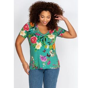 Johnny Was Panya v-neck tee